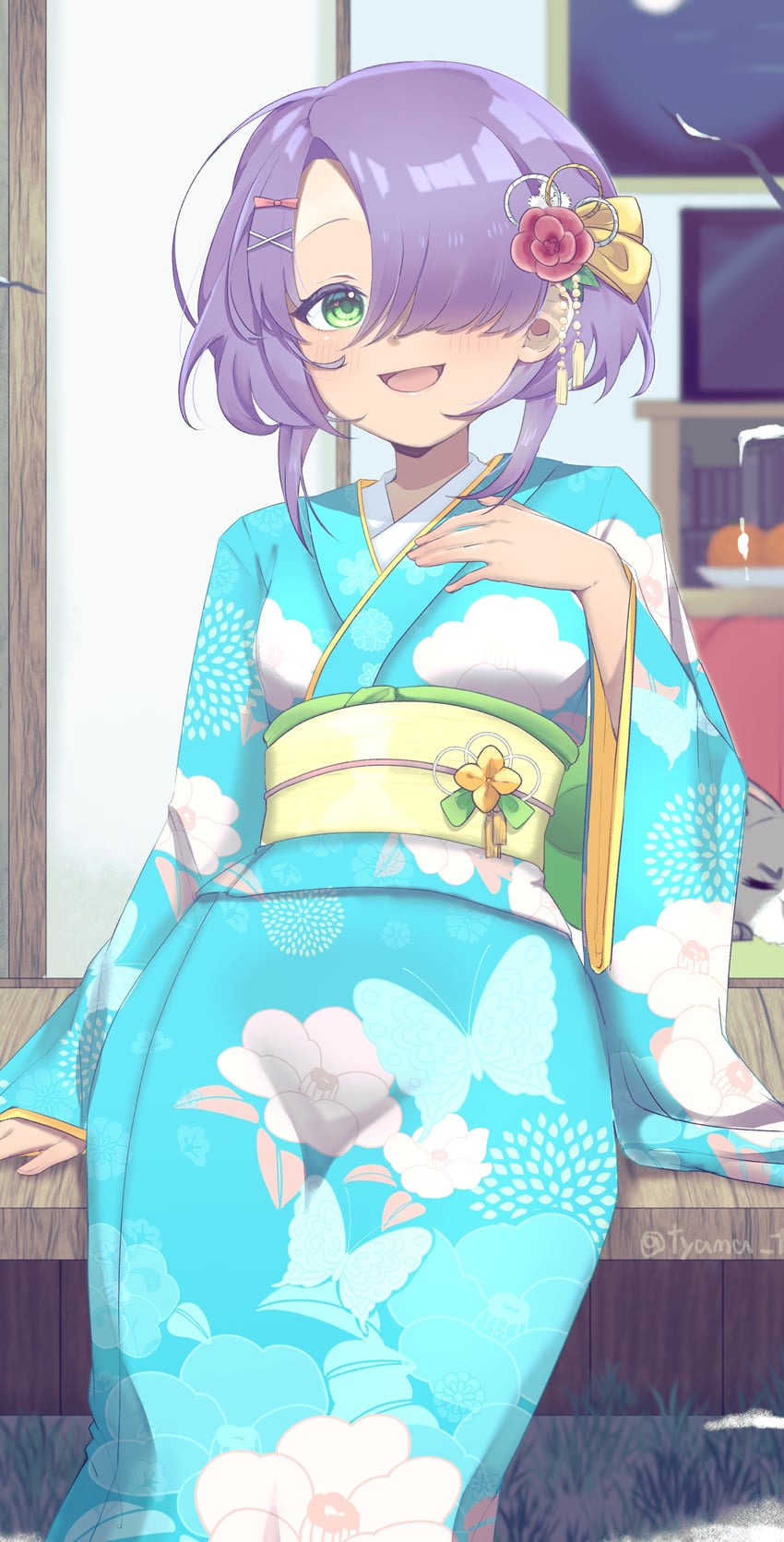 hiuchidani mei and mikado (cafe stella to shinigami no chou) drawn by tyama_taka