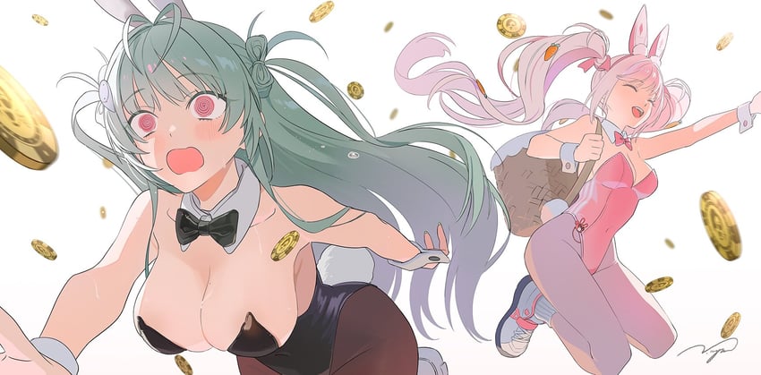 alice and soda (goddess of victory: nikke) drawn by nakamura_mayumi