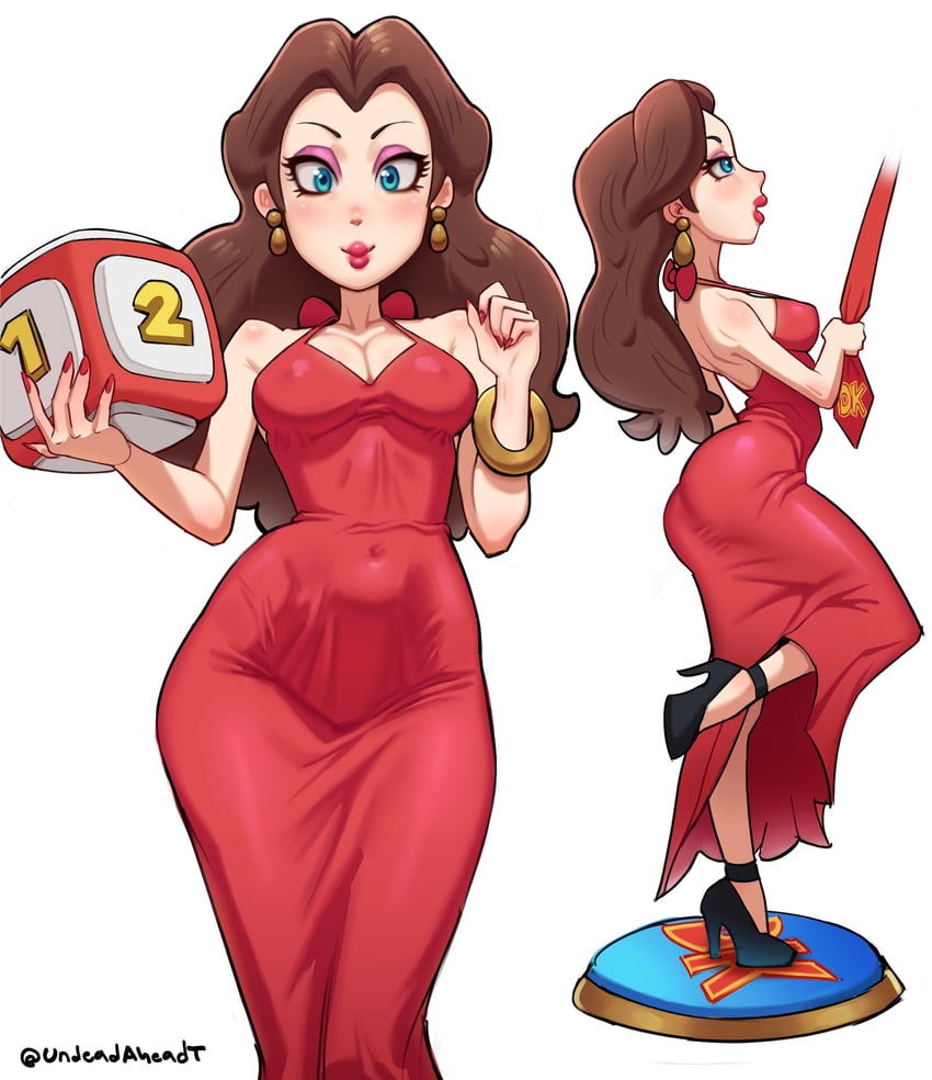 donkey kong and pauline (mario and 2 more) drawn by undeadaheadt