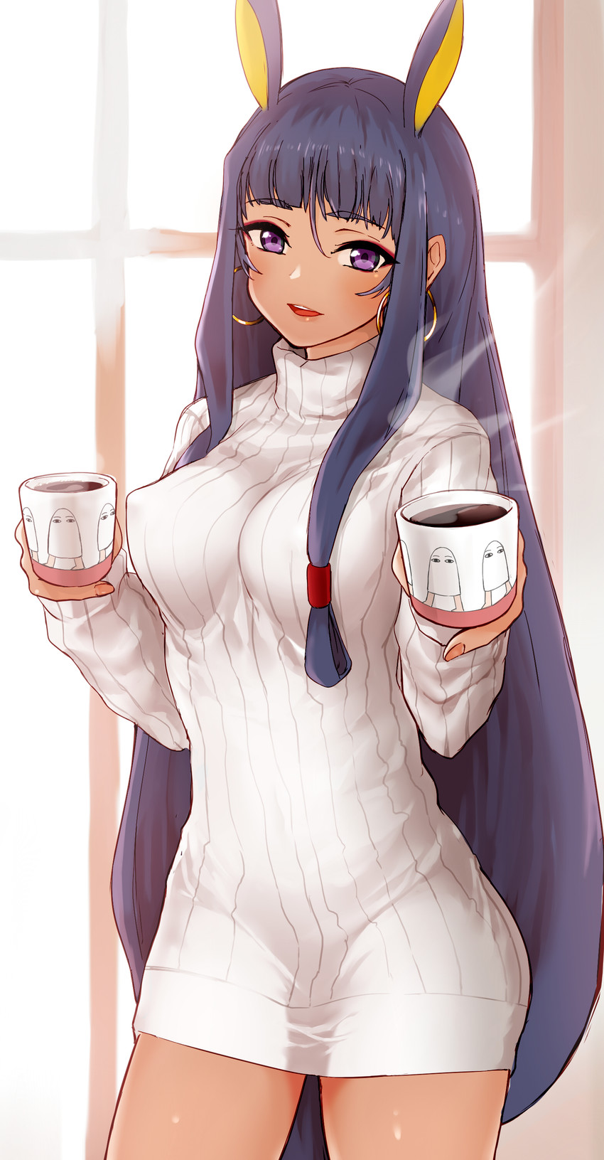 nitocris and medjed (fate and 1 more) drawn by sutochan