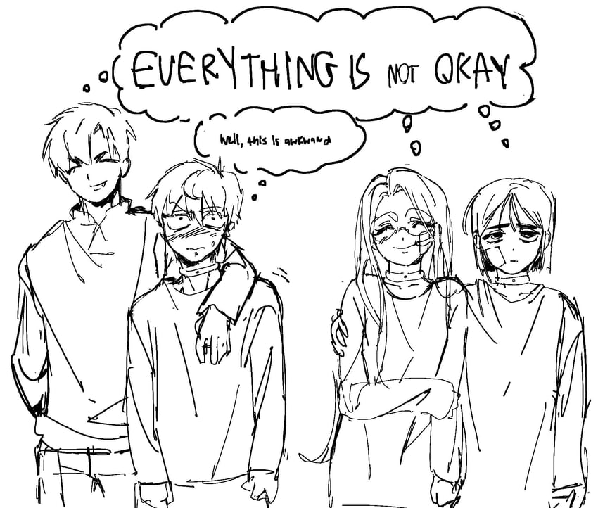 sua, mizi, ivan, and till (alien stage) drawn by sunnyirry