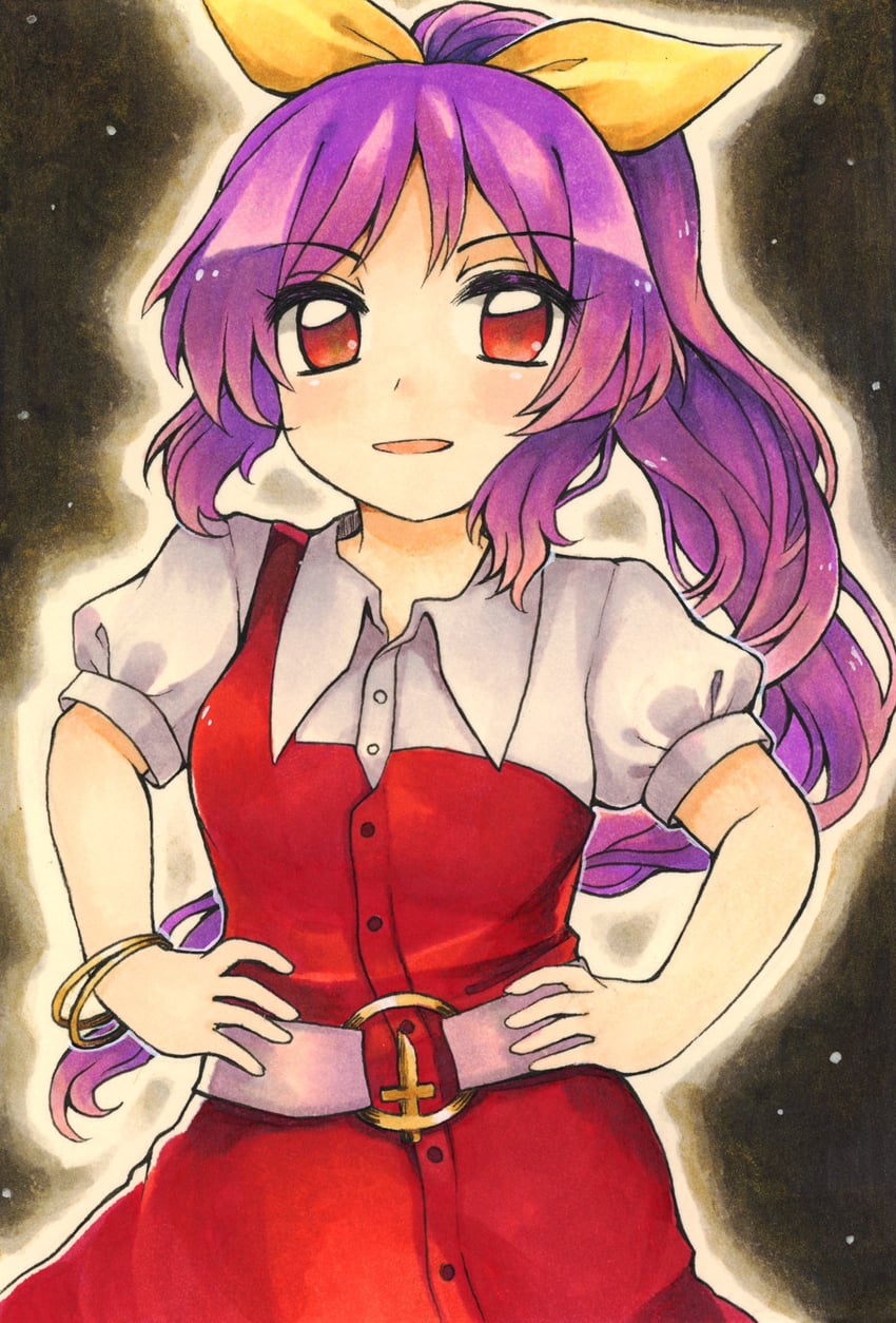 watatsuki no yorihime (touhou) drawn by maa_(forsythia1729)
