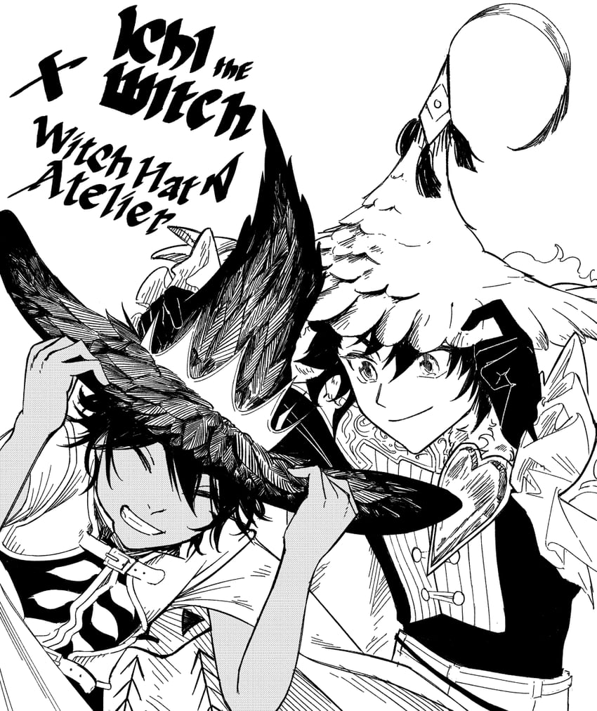 ichi and custas (tongari boushi no atelier and 1 more) drawn by saga_k