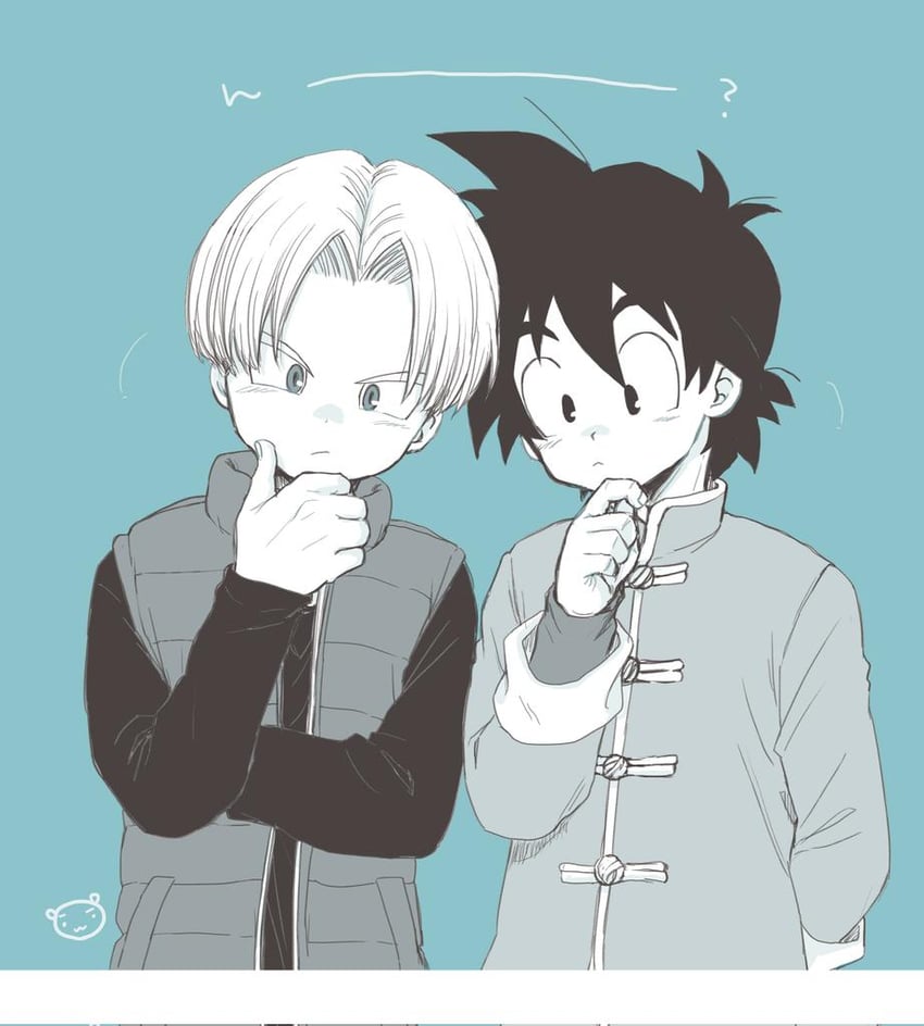 trunks and son goten (dragon ball and 2 more) drawn by ayata-haikyu