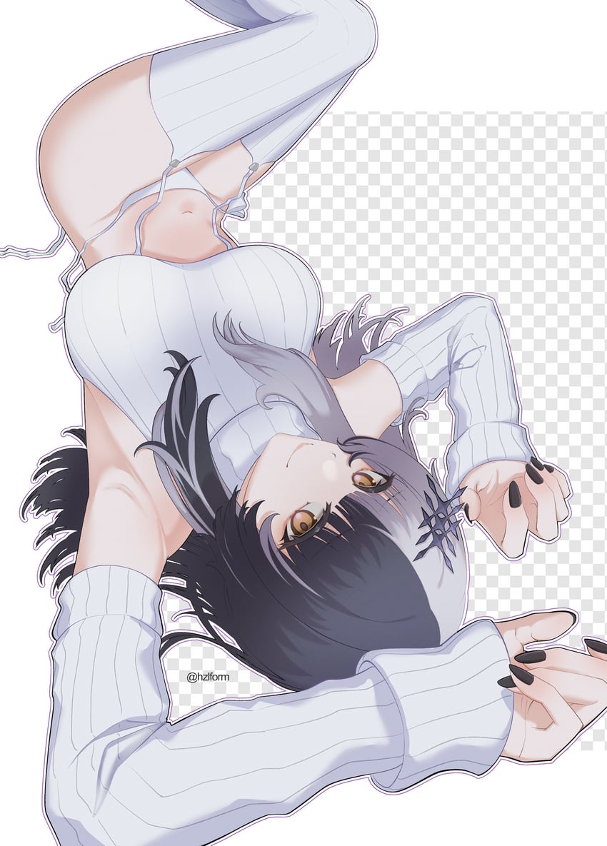 shiori novella (hololive and 1 more) drawn by hazel_(hzlform)