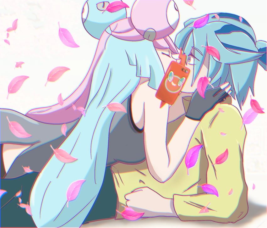iono, rotom, rotom phone, and grusha (pokemon and 1 more) drawn by rotoscare