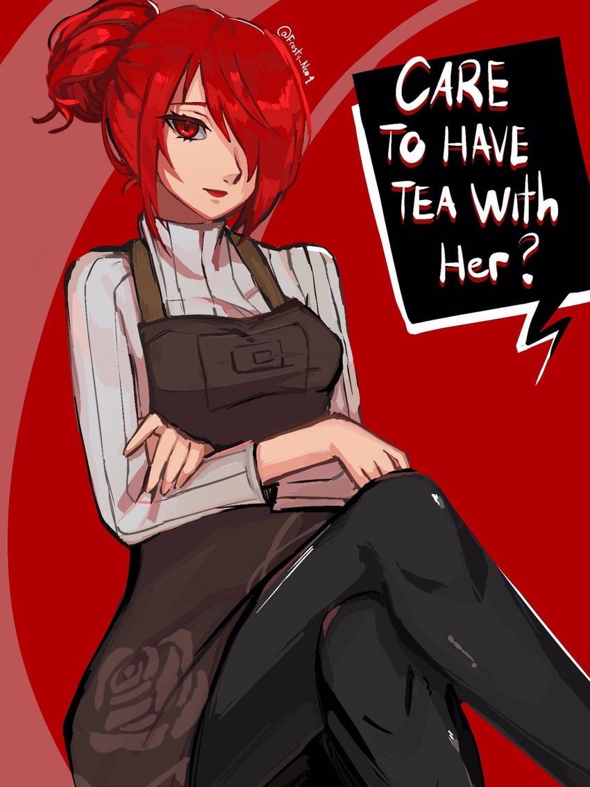 kirijou mitsuru (persona and 2 more) drawn by frosty_neo1