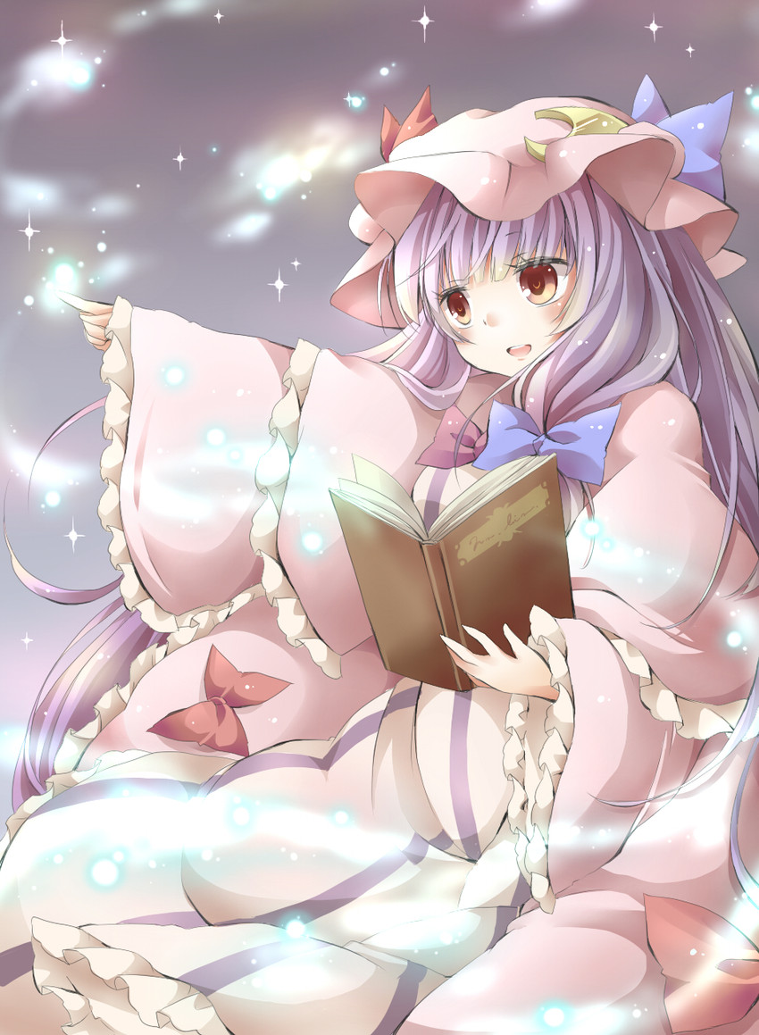 patchouli knowledge (touhou) drawn by tamichan