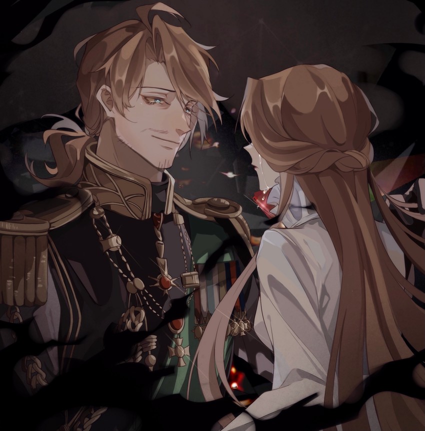 roselle gustav and bernadette gustav (lord of the mysteries) drawn by zuoshaxiansheng