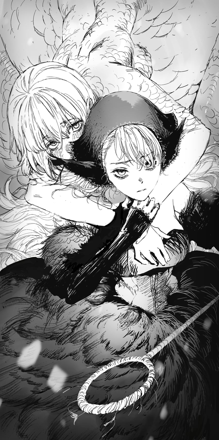 marcille donato and falin touden (dungeon meshi) drawn by lantern_madoyoi