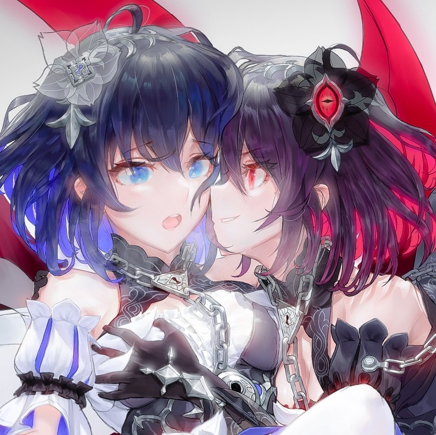 seele vollerei and seele (honkai and 1 more) drawn by 2wa_(jbum99)