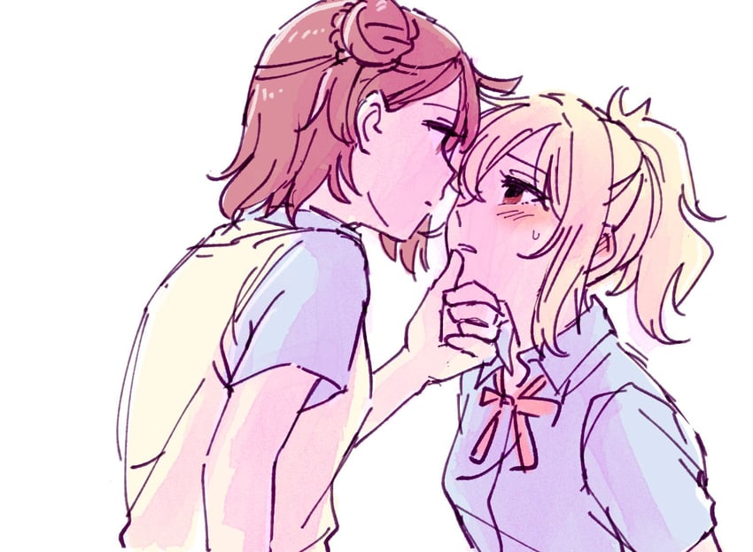 uehara ayumu and miyashita ai (love live! and 1 more) drawn by solllolll