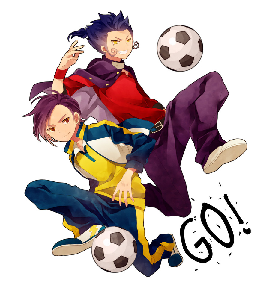 tsurugi kyousuke and minamisawa atsushi (inazuma eleven and 1 more) drawn by ono_(0_no)