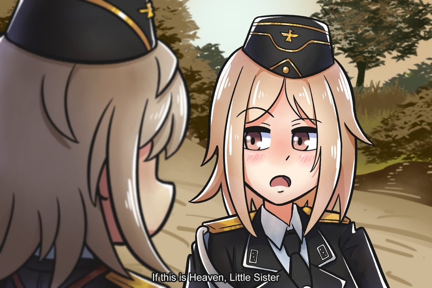 mp40 and mp41 (girls' frontline and 1 more) drawn by serjatronic