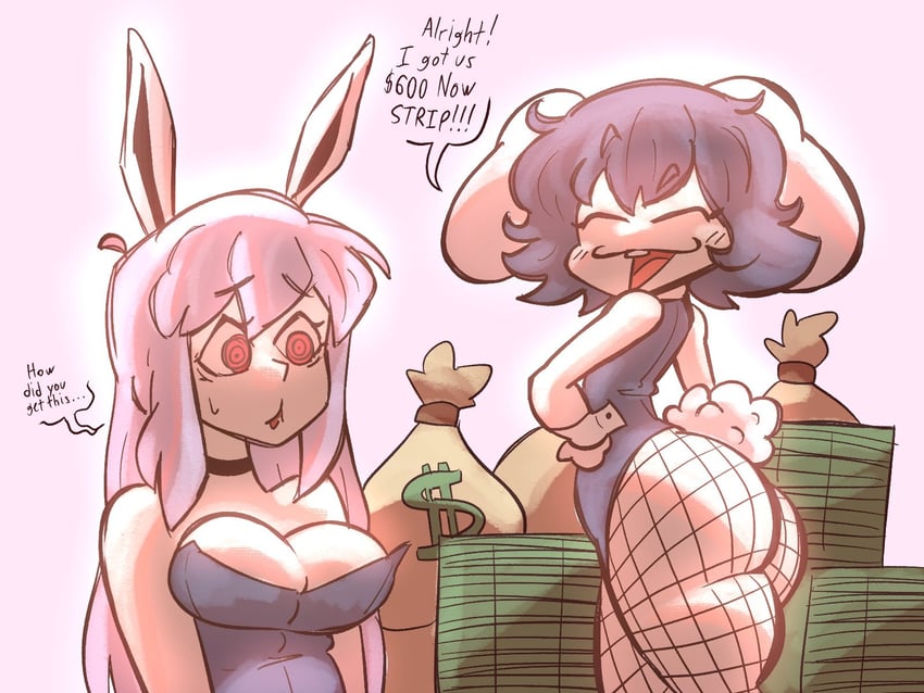 reisen udongein inaba and inaba tewi (touhou) drawn by bulb108