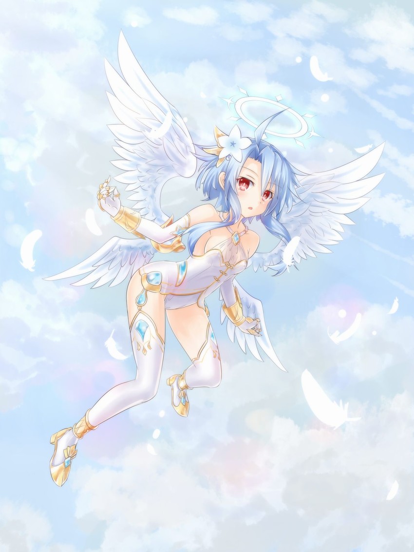 white heart (neptune and 1 more) drawn by kazuneko_(wktk1024)