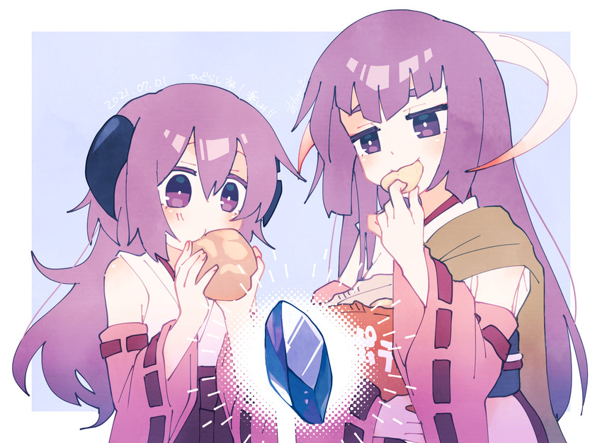 hanyuu, featherine augustus aurora, and eua (higurashi no naku koro ni and 1 more) drawn by momotarekawa