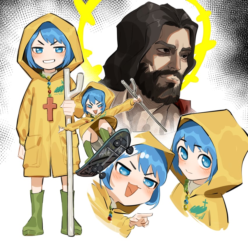 luce and jesus (jubilee 2025 and 1 more) drawn by dingotoad