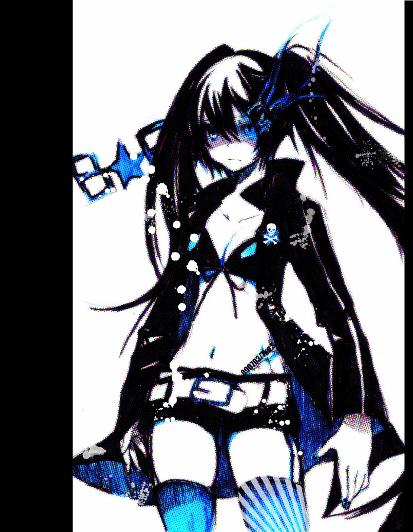 black rock shooter (black rock shooter) drawn by sanada_nako