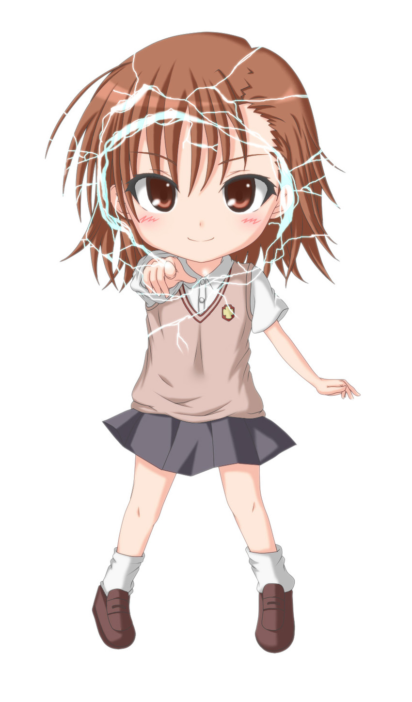 misaka mikoto (toaru majutsu no index and 1 more) drawn by kuena