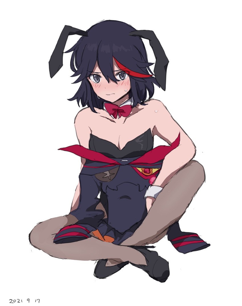 matoi ryuuko and senketsu (kill la kill) drawn by takatisakana