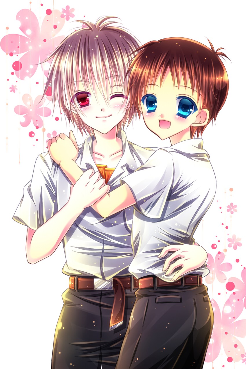 ikari shinji and nagisa kaworu (neon genesis evangelion) drawn by momomiya_mion