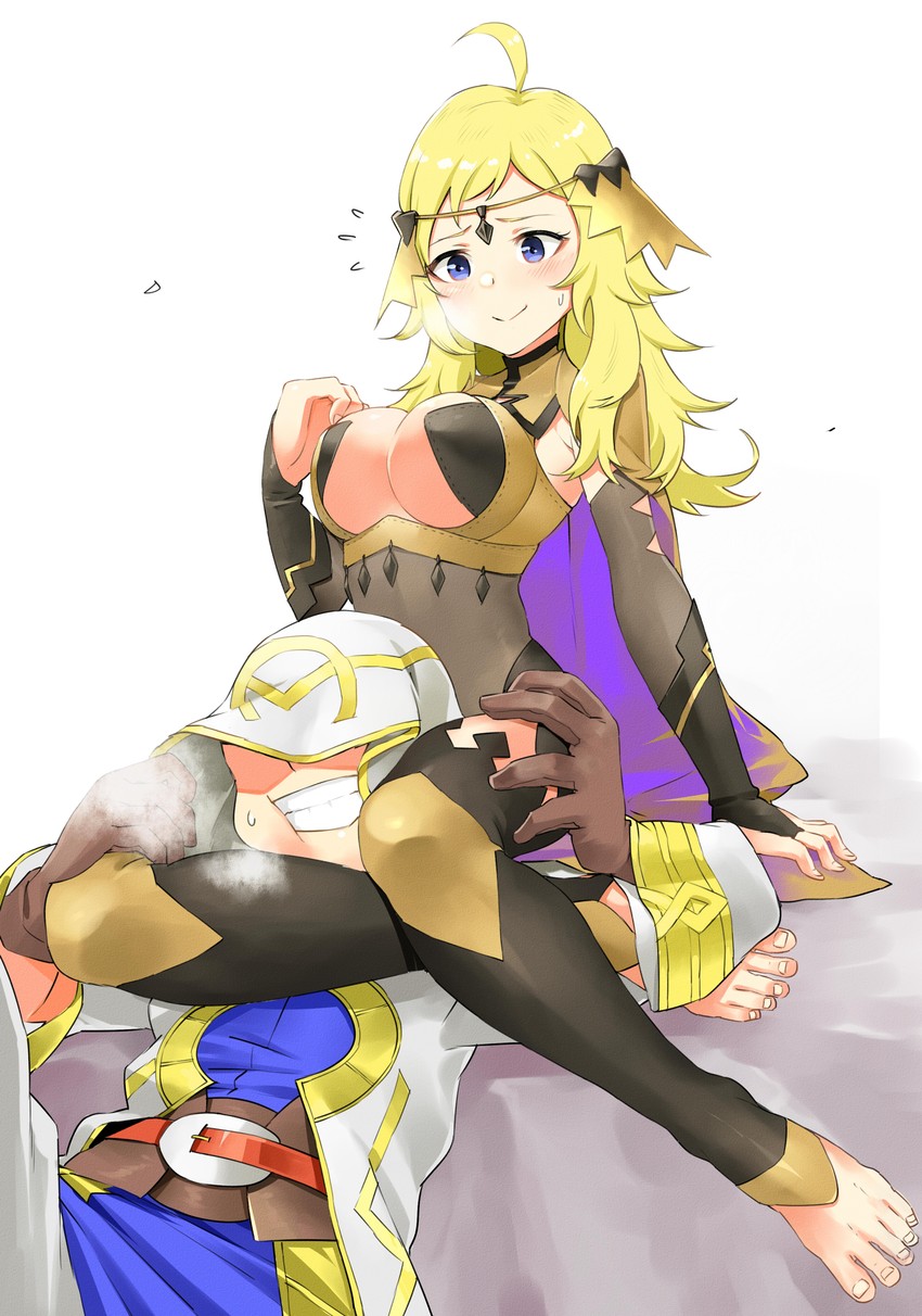 kiran, ophelia, and male kiran (fire emblem and 2 more) drawn by igni_tion