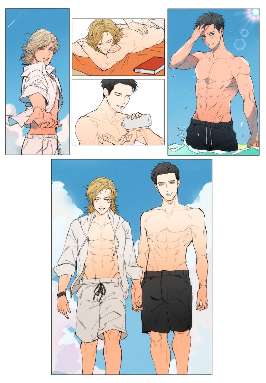 dion lesage and terrence (final fantasy and 1 more) drawn by haco