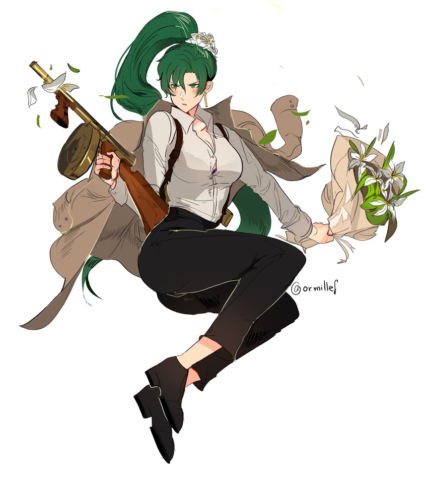 lyn (fire emblem and 1 more) drawn by ormille