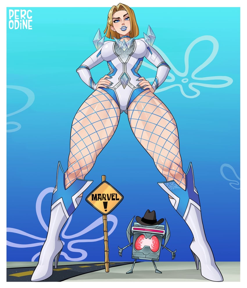 emma frost and ultron (marvel and 4 more) drawn by percodine