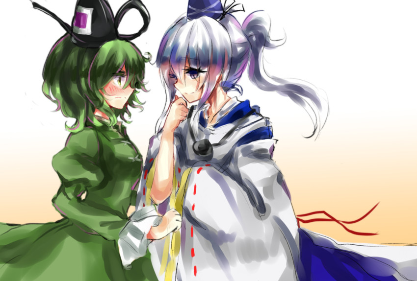 mononobe no futo and soga no tojiko (touhou) drawn by cerevevisiae