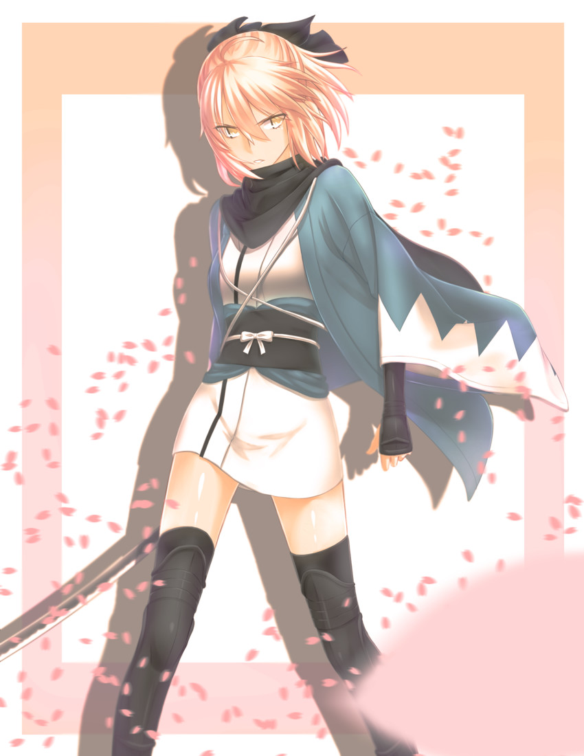 okita souji (fate and 1 more) drawn by wonton_(artist)