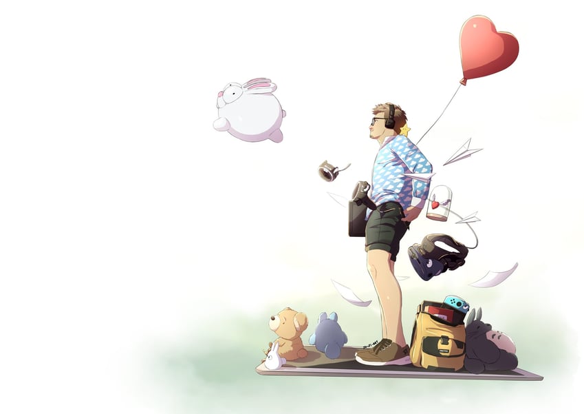 totoro (original and 1 more) drawn by jojiart
