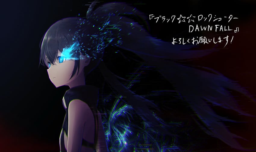black rock shooter (black rock shooter and 1 more) drawn by drawdream1025
