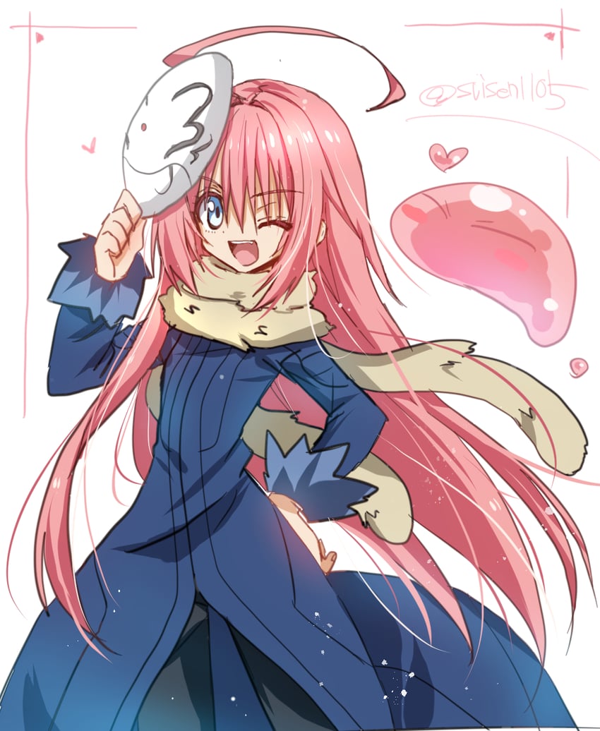 rimuru tempest and milim nava (tensei shitara slime datta ken) drawn by akatsuki_(ggsy7885)