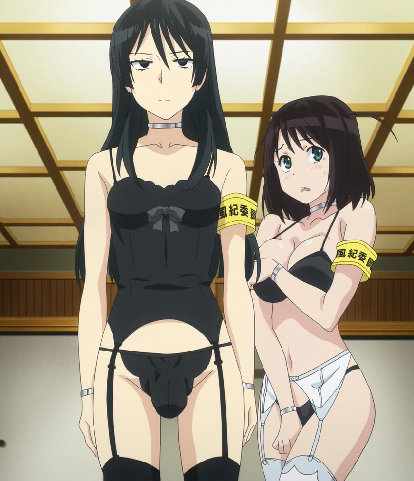 binkan-chan and tsukimigusa oboro (shimoneta to iu gainen ga sonzai shinai taikutsu na sekai)