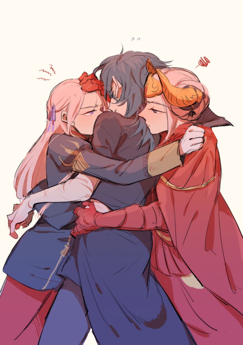 female byleth and edelgard von hresvelg (fire emblem and 1 more) drawn by 13degree