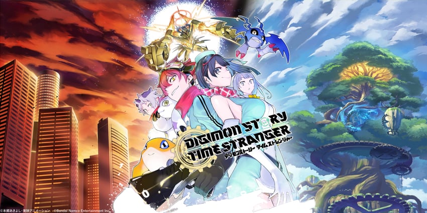 patamon, gomamon, picodevimon, yuuki kanan, aegiomon, and 4 more (digimon and 1 more) drawn by tonami_kanji and yasuda_suzuhito