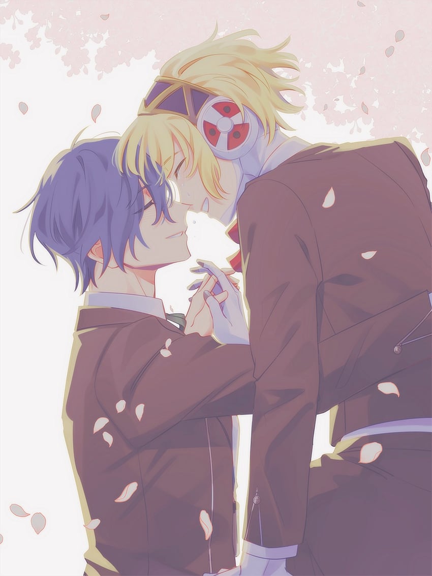 yuuki makoto and aigis (persona and 1 more) drawn by elulit2