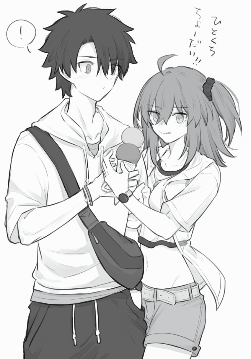 fujimaru ritsuka (fate and 1 more) drawn by yukihara_sbgd