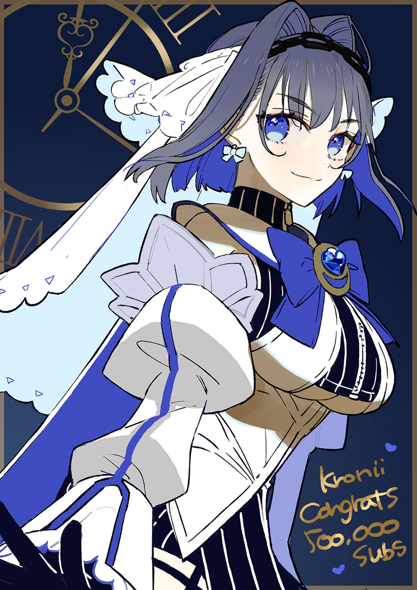 ouro kronii (hololive and 1 more) drawn by wada_arco