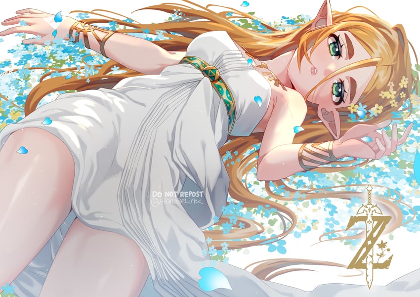 princess zelda (the legend of zelda and 1 more) drawn by hanaberin