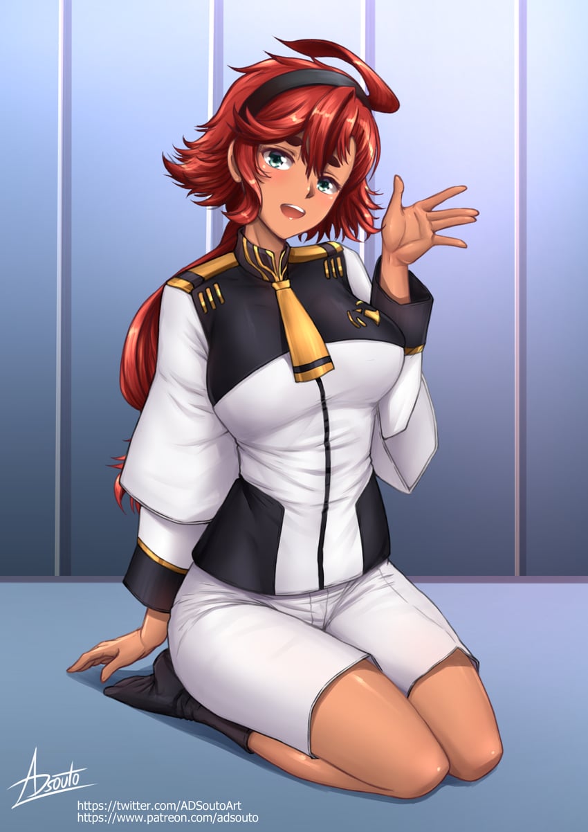 suletta mercury (gundam and 1 more) drawn by adsouto