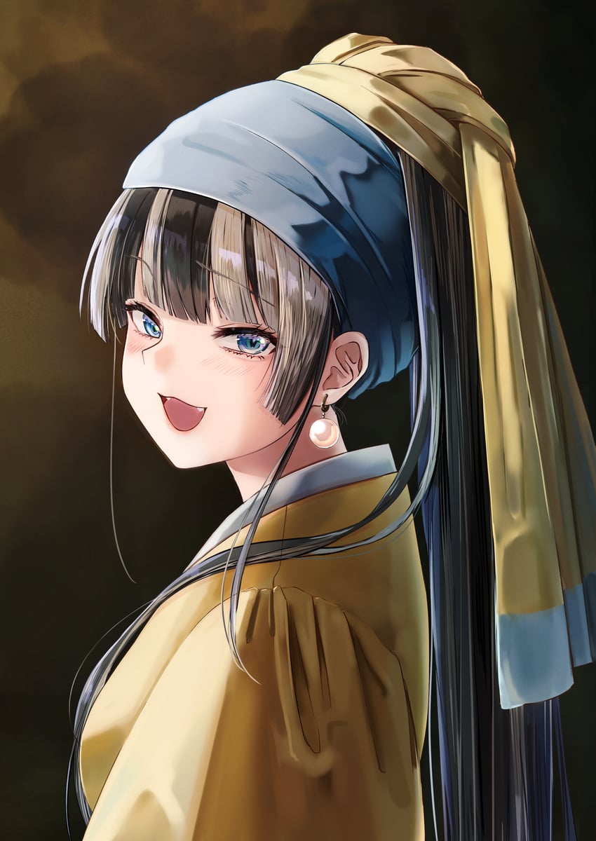 juufuutei raden (hololive and 2 more) drawn by hinata_habi_ss