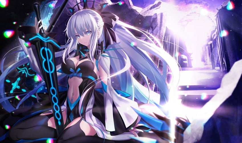 morgan le fay (fate and 1 more) drawn by neko_daruma