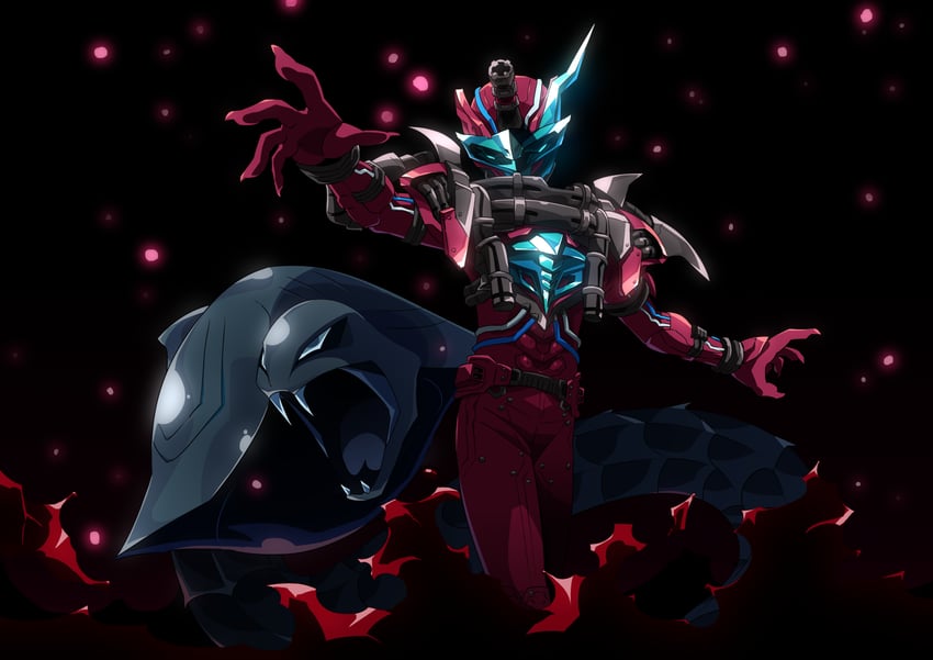 blood stalk (kamen rider and 1 more) drawn by otokamu