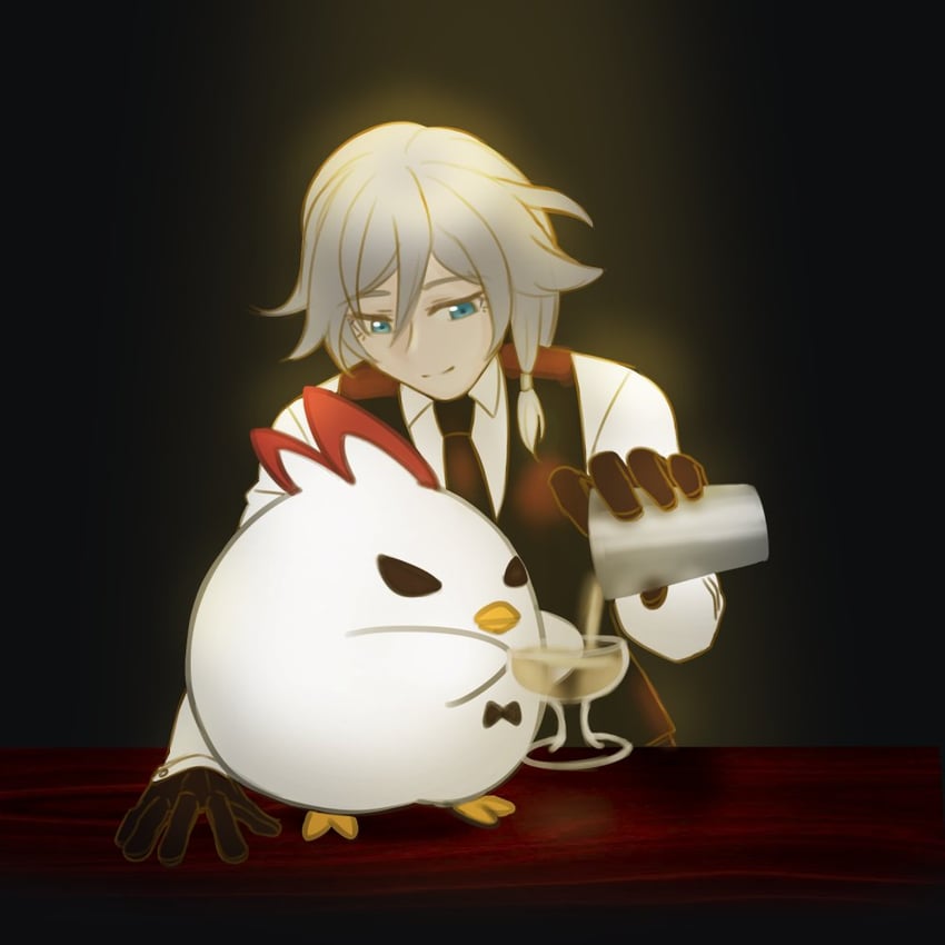 fu hua and jingwei (honkai and 1 more) drawn by flyingfudgenuggets