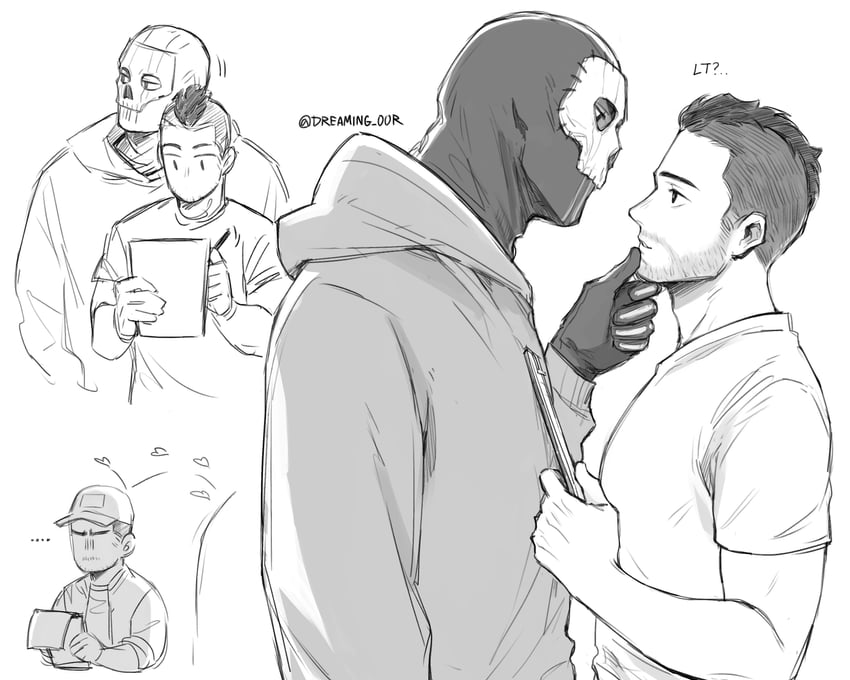 ghost, soap, and gaz (call of duty and 1 more) drawn by dreaming_oor