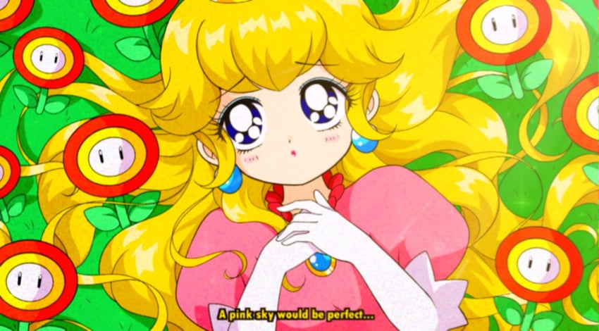 princess peach (mario and 1 more) drawn by honeymoonpetal
