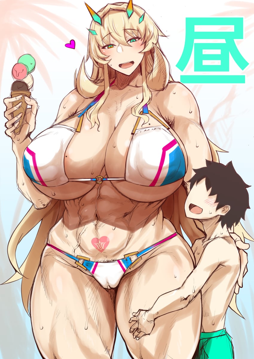 fujimaru ritsuka and barghest (fate and 1 more) drawn by tanishi_(tani4)